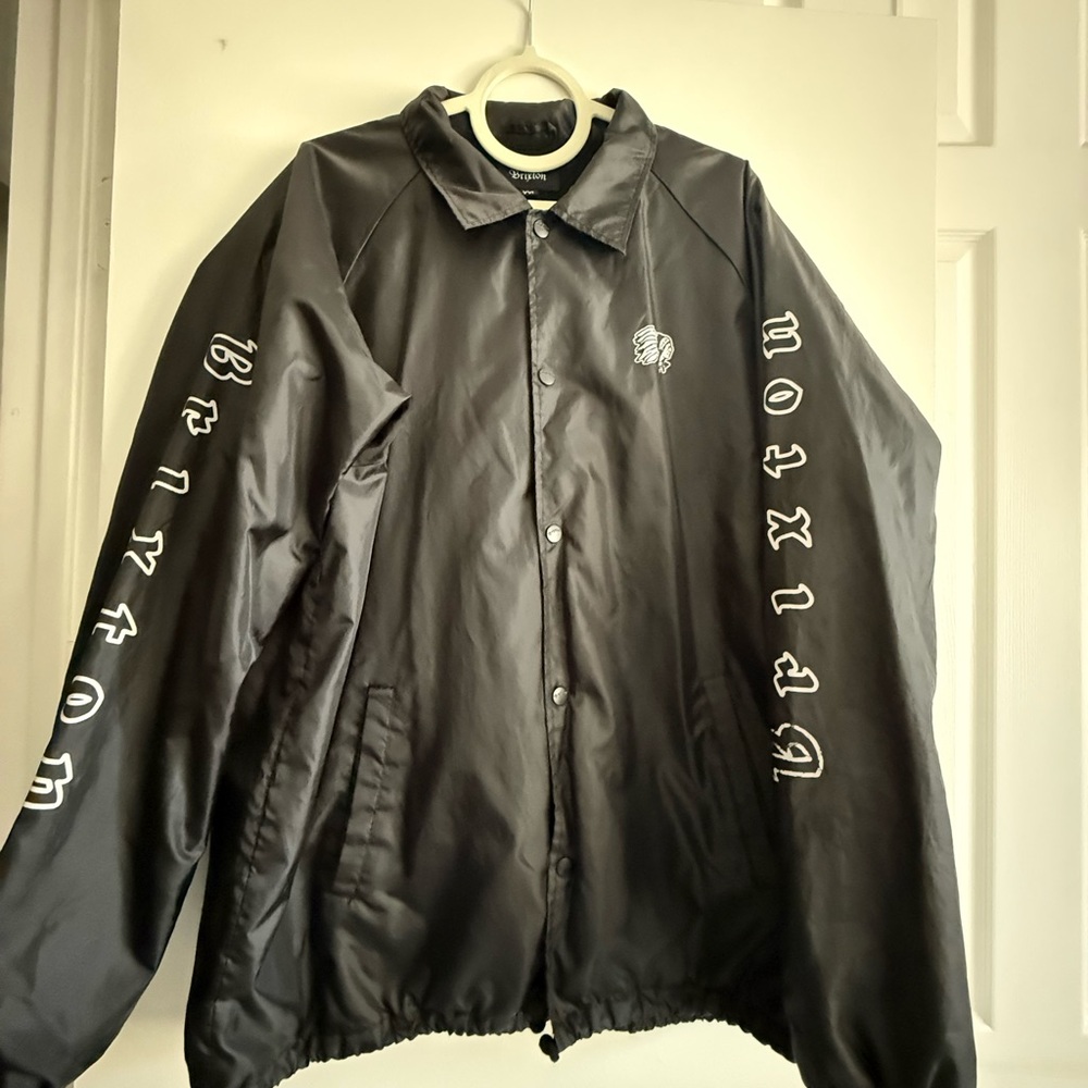 Brixton Black Windbreaker Jacket
